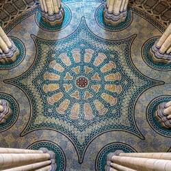 Im inneren eines leider wegen Renovierungsarbeiten geschlossen Clocktowers