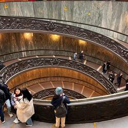 Staircase in Vatican Museum