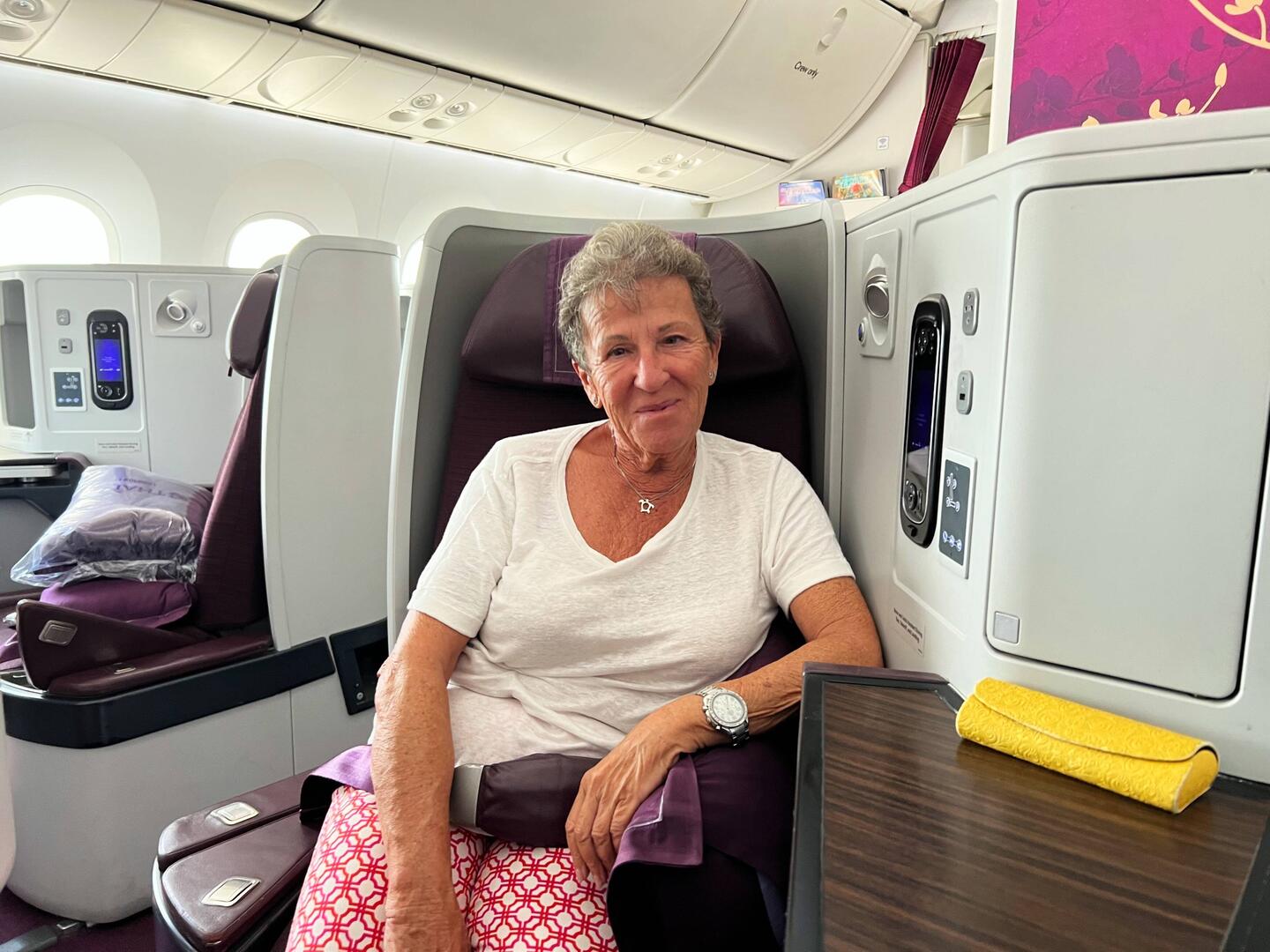 Thai Airlines, sehr gut.