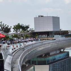 Pool beim Marina Bay Sands Hotel