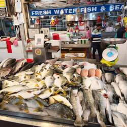 Tekka Centre Fischmarkt in Little India