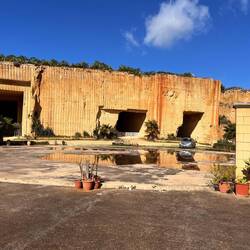 17 km of tunnels - every 50 feet a well was made cut blocks