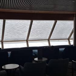 Snow blanketed the Crows Nest windows!