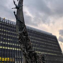 Monumento a la Raza (Monument der Rassen) Es erklärt die geschichtliche Entwicklung Kolumbiens