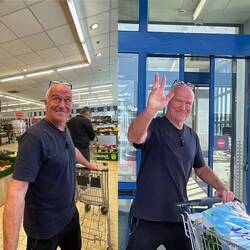 ..und wir auch..🤣aber Einkaufen kann teuer werden, wenn Schatzi schon Hunger hat😬😅