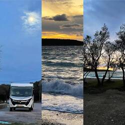 🧡💛💙🤍🩶und nun auch noch Vollmond und Sternenhimmel aus dem Dachfenster im Schlafzimmer 🌕🥰😴