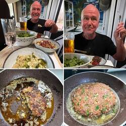 ..selbst ist der Koch und da sind wir so oft interessante und leckere Eigenkreationen dabei.. 👌🏻😋🤣❣️