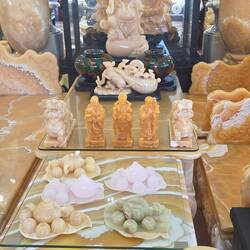 Sitzgarnitur aus Marmor