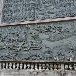 Faszinierende Steinschnitzereien.