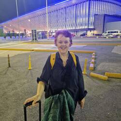 Arriving at argentina airport