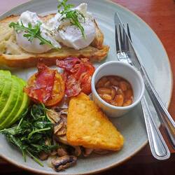 The closest we had to an English breakfast this year 🥓