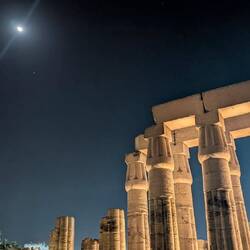 Full moon over Luxor