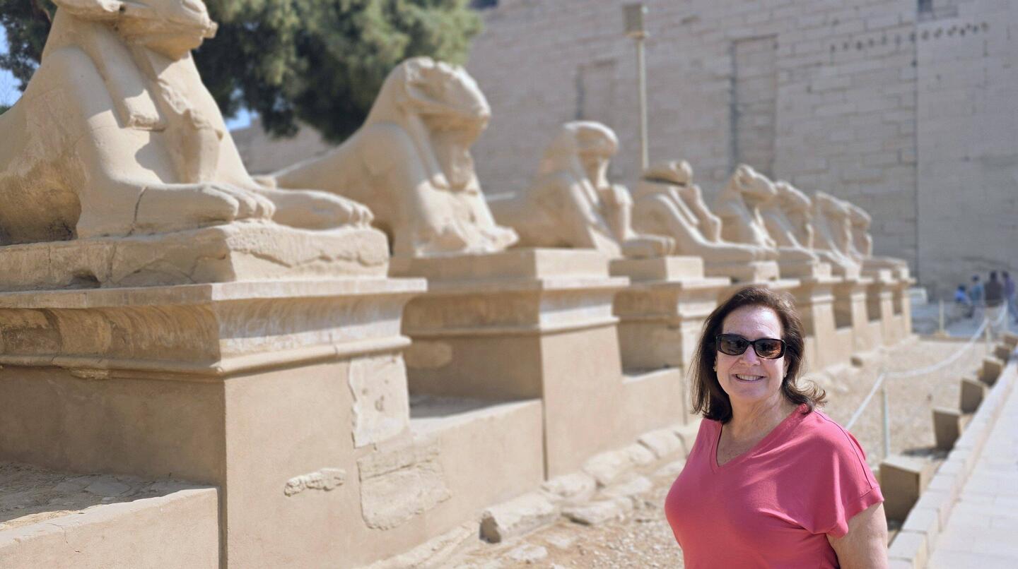 The Karnak "lions" represent the god Amun