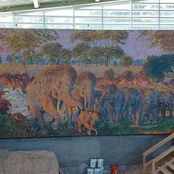 Laut Ausgrabung sieht es nach einer Nursing Herde aus (Jungtiere und Weibchen).