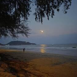 Belle nuit de pleine lune