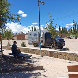 Wasser tanken in El Peñon