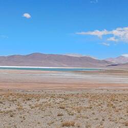 Nur ein Streifen türkis