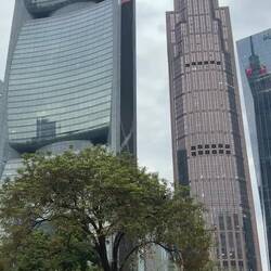 Het uitgestorven zakencentrum