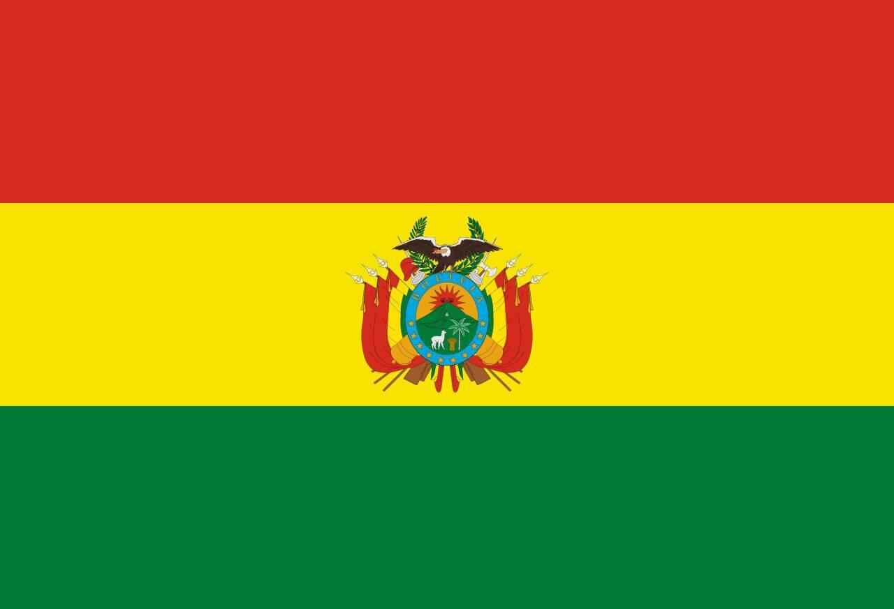 Flagge Bolivien.