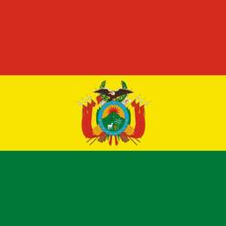 Flagge Bolivien.
