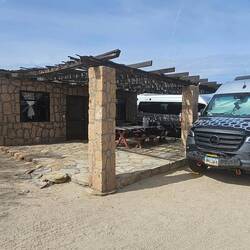 We rented Sol...a nice casita with shower & bano. We will still sleep in our comfy vans though