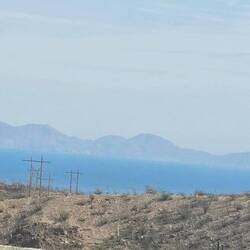 First view of Sea of Cortez
