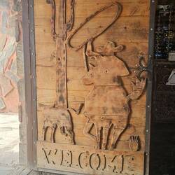 Desert materials make up inside & out