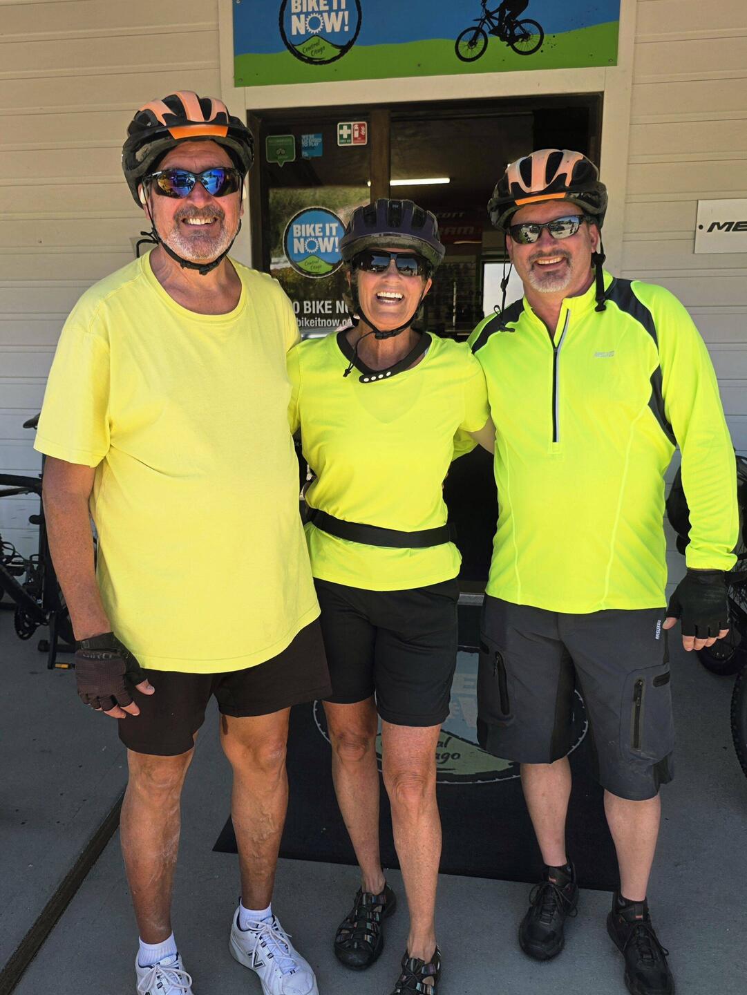 We are happy, and visible in our yellow! 😊