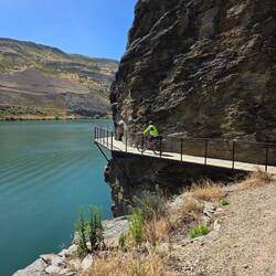 Steve on one of the boardwalks