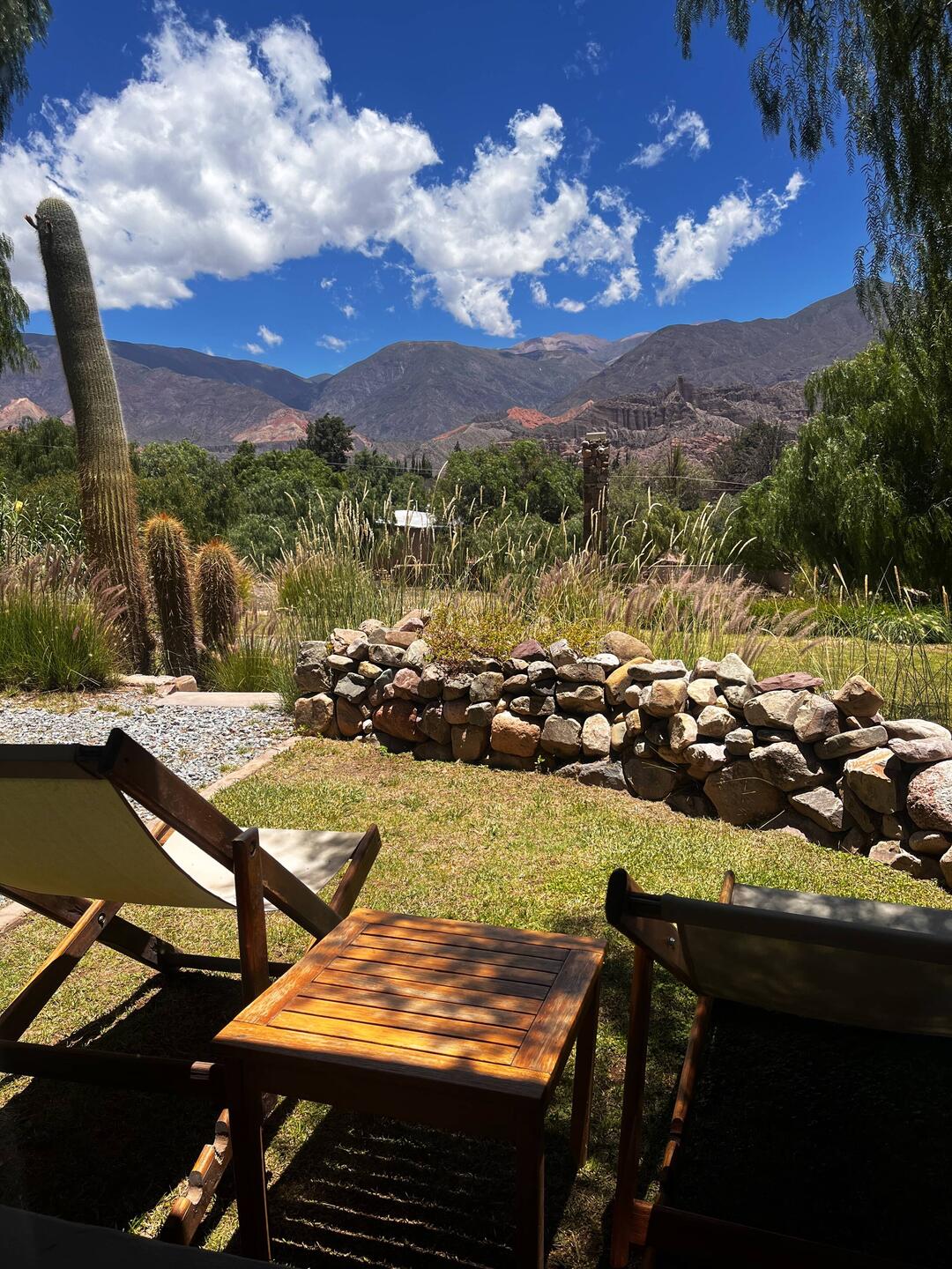 Unsere Unterkunft für die nächsten 3 Nächte in Tilcara