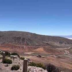 Da hinten sieht man schon den Salzsee