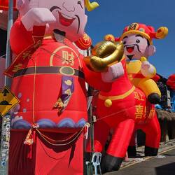 Vorbereitungen auf Chinese New Year.