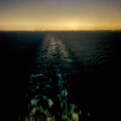 das Licht von Doha ist lange zu sehen