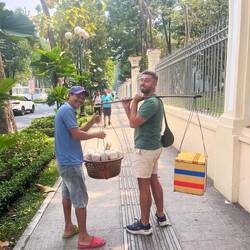 Mahmoud der Kokosnussverkäufer