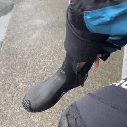 Die Schuhe waren gefüllt, aber warm... 😄