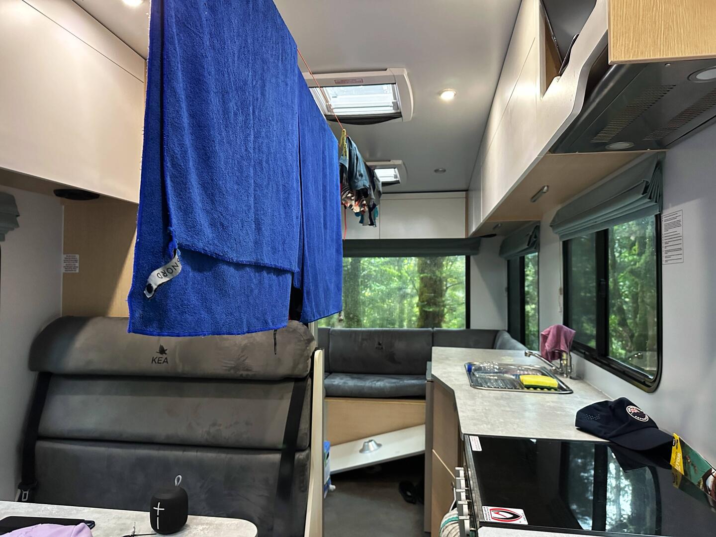 Wenn der Camper zum Trockenraum umgebaut werden muss...