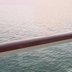 Sonnenaufgang vom Balkon