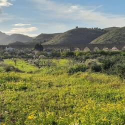 Äquadukt Rambla de los Jarales- historisches Wasserbauwerk nahe Cartagena.
