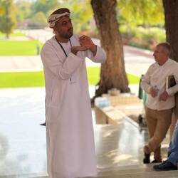 Mohammad, Offizier der omanischen Marine, engagiert sich ehrenamtlich für Aufklärung über den Islam