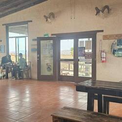 The camp's restaurant Siete Filos has great coffees & food...plus wifi if you need it