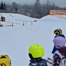 Die erste kleine Abfahrt