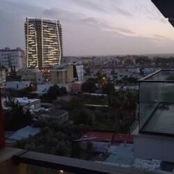 Ausblick vom Balkon.