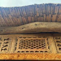 Dach aus Bambus, alles aus natürlich Rohstoffen 😇