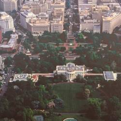Luftaufnahme des Weißen Haus
