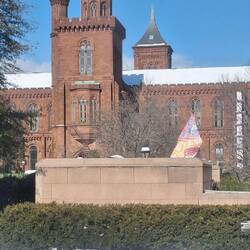 "the castle" von 1855- Verwaltungsgebäude des Smithsonian Instituts