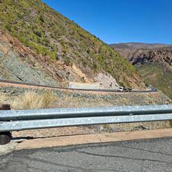 Steep climb. Got stuck behind a truck!😁