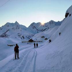 ... das Rifugio Maria Luisa.