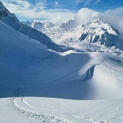 Zum Passo San Giacomo und dann nach Italien rüber.