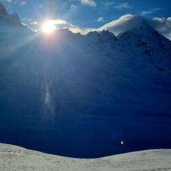 Doch schon bald "güggslet" die Sonne im Grenzgebiet.