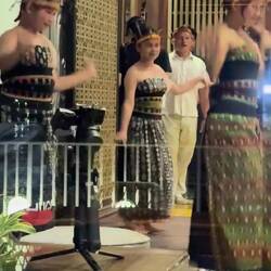 Traditional dancers performing at the Xanadu restaurant for a function